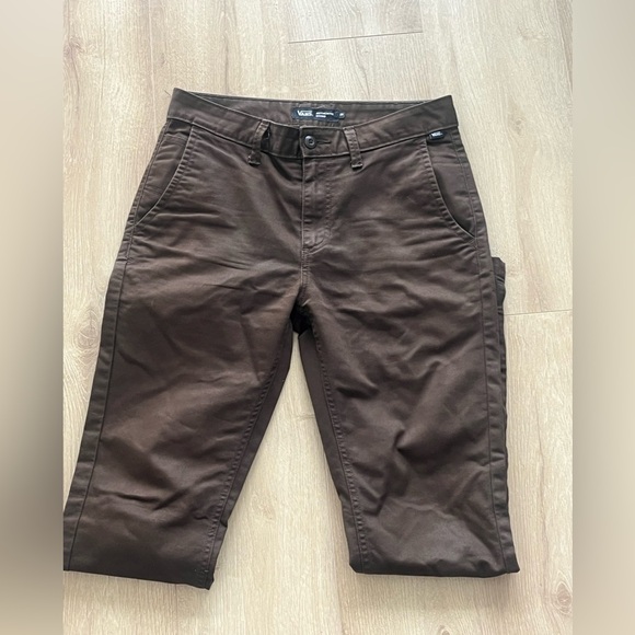 Vans Brown Chino Pants - Picture 2 of 4